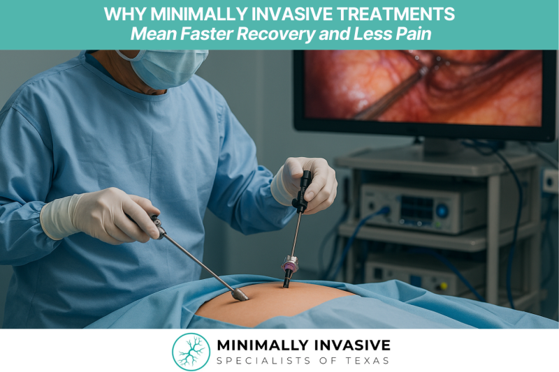 Why Minimally Invasive Treatments Mean Faster Recovery and Less Pain